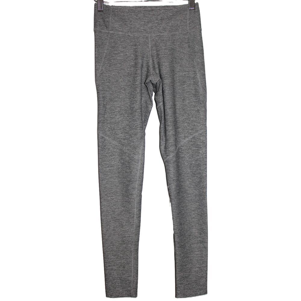 Womens Outdoor Voices 7/8 Leggings Heather Grey Black Cropped Leggings Size XS